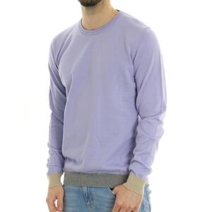 MAGLIA CON CONTRASTI +39MASQ LILLA